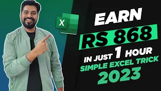 #1 Excel trick to earn Rs. 868 in just 1 hour (Picture to Excel) 🚀