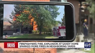 Sandy Home Explodes After Fire Breaks Out Inside