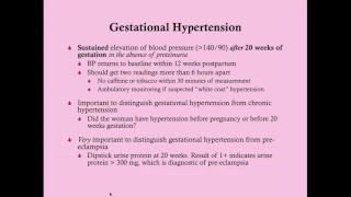 Gestational and Chronic Hypertension - CRASH! Medical Review Series