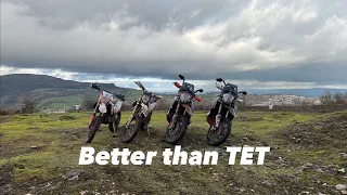 Better than TET - offroad riding in South Wales. KTM and Husqvarna