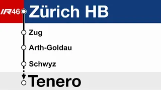 SOB Ansage » IR46 Treno Gottardo Begrüssung in Zürich HB nach Tenero | SLBahnen