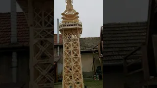 Matchsticks eiffel tower model!