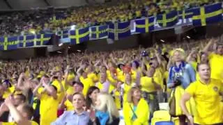 Swedish fans invade Kiev (kyiv)! Euro 2012