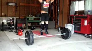 185 power clean and burpee wod 8-22-12