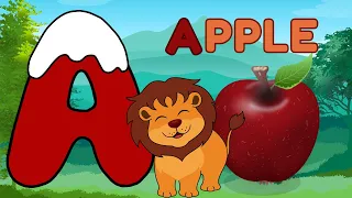 Abc Phonics Song | ABC 123 Learning for Babies | Alphabet Preschool | Nursery Rhymes | A for Apple