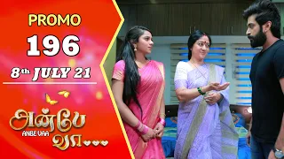 ANBE VAA | Episode 196 Promo | அன்பே வா | Virat | Delna Davis | Saregama TV Shows Tamil