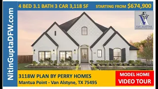 3118W Plan By Perry Homes in Mantua Point in Van Alstyne, TX