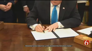 President Trump Signs Space Force Directive