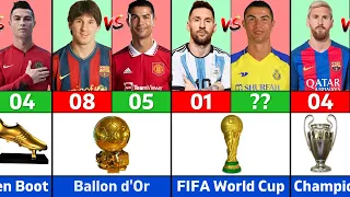 Compared Messi Vs Ronaldo Trophies And Awards