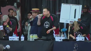Esper upsets Joey Chestnut in St. Elmo Shrimp Cocktail Eating Contest
