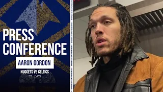 Aaron Gordon: Nuggets wanted to foul Celtics on final play | Postgame Interview 1/19/24