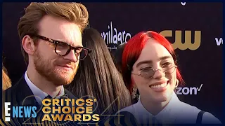 Billie Eilish Says THIS STAR Made Her "Freak Out" at the Golden Globes | 2024 Critics' Choice Awards