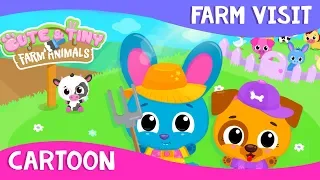 Trip to Cute & Tiny Farm 🐷 Countryside Summer 🌞 Cartoon | Mobile Games for Toddlers