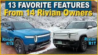 13 FAVORITE FEATURES from 14 Rivian Owners!