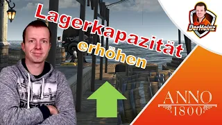 Lagerkapazität erhöhen | ANNO 1800 Tutorial deutsch