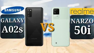 Samsung Galaxy A02s vs Realme Narzo 50i | Full Comparison | Samsung A02s vs Narzo 50i
