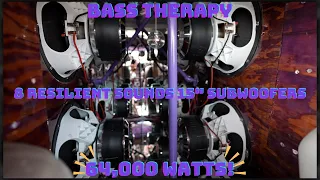 8 15" Subwoofers on 64,000 watts take you for a RIDE!