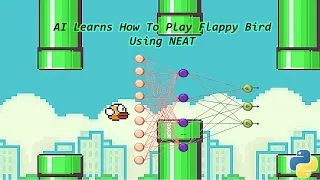 AI Learns HOW To Play FLAPPY BIRD Using NEAT - Python