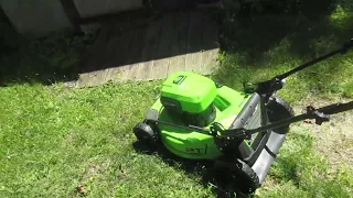 A Look At John's 1st Ever Electric Lawn Mower