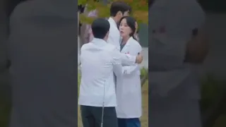 Doctor Cha Episode 7 Eng Sub Kim Roy Hug Dr. Cha in front of her husband #doctorcha #닥터차정숙 #fyp