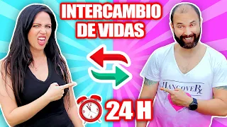 INTERCAMBIO DE VIDAS por 24 HORAS 😱 Cambio de Cuerpo con mi Hermano! Sandra Cires Art ft MiraElPipi