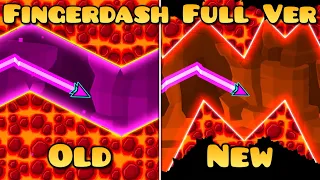 (All Coins) Fingerdash Full Version by Amoxity Old vs New Comparison - Geometry Dash