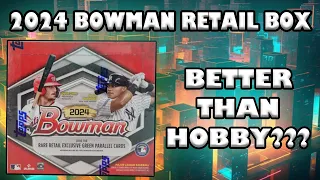 🚨 2024 Bowman Baseball Retail Showdown, Better Than Hobby? 🚨