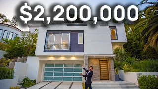 What $2.2 Million Gets You in the Hollywood Hills! | Los Angeles Luxury Mansion Tours