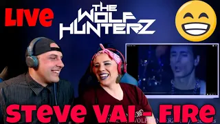 Steve Vai - Fire | THE WOLF HUNTERZ Reactions