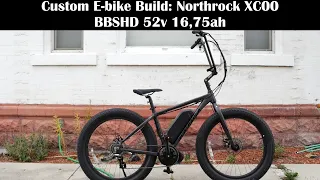 Custom E-bike Build: Northrock XC00 Fat Bike BBSHD 120mm 52v 16.75ah Cheapest Fat bike from Costco