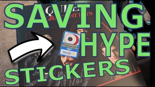 SAVING HYPE STICKERS (TIPS & TRICKS) | VINYL COMMUNITY