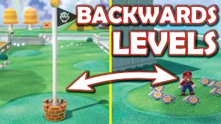 I made the levels BACKWARDS in Super Mario 3D World! [Super Mario 3D World + Bowser's Fury modding]