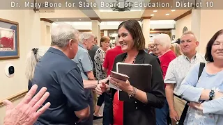 Dr. Mary Bone for State Board of Education District 10 Vote May 28th 2024