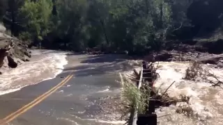 Boulder colorado flood 2013 4 mile canyon @ poorman 9-16-13