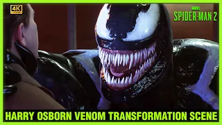 Marvel's Spider-Man 2: Harry Osborn Became Venom Transformation Scene PS5 4K 60FPS