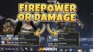 Warpath - Firepower vs  Damage Testing + Results