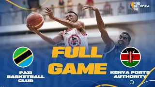Pazi Basketball  v Kenya Ports | Full Basketball Game | Africa Champions Clubs ROAD TO B.A.L. 2024