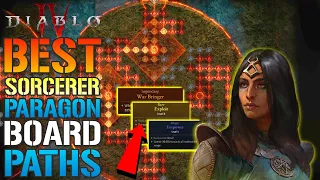 Diablo 4: BEST "Paragon Board" Paths For The Sorcerer! All Legendary Glyphs & Paths (Paragon Board)