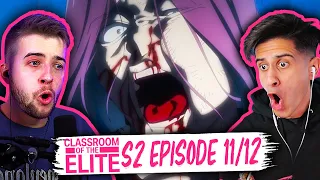 Ayanokoji Destroys Ryuen!! Classroom of the Elite Season 2 Episode 11/12 REACTION!