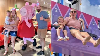 We Had Breakfast With Peppa Pig! | Our Day At Peppa Pig Theme Park & Dinner At The LEGO Pirate Hotel