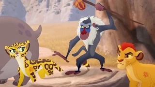 The Lion Guard Devide & Conquer - Hyenas & Jackals Battle & Kion Sees Scar Scene [HD]