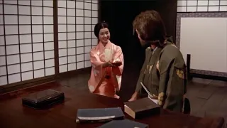 Shogun: Fujiko-San Brings Tea To Anjin-San And Shows Him Her Healed Legs At Osaka Castle