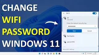 How to Change WiFi Password In Windows 11