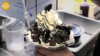 Hongdae, Seoul │ Oreo Bingsu │ Shaved Ice with Oreo Topping │ Korean Street Food