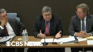 Former Attorney General William Barr testifies election fraud claims were "crazy stuff"