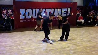 Rau and Isa, Brazilian zouk demo at Zouktime 2023