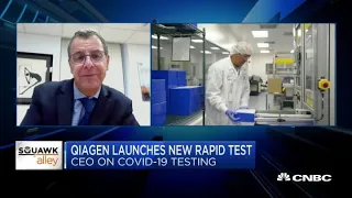 Qiagen CEO on new, portable Covid-19 rapid test that gets results as little as two minutes