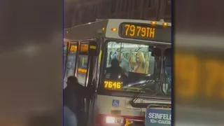 Video shows CTA bus driver being attacked