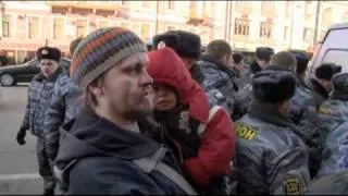 беспредел ОМОНа / riot police brutality