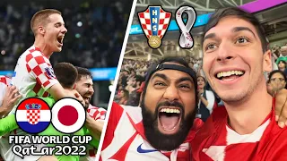 CROATIA VS JAPAN PENALTY SHOOTOUT REACTION | QATAR World Cup Vlog 2022